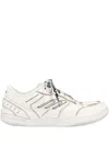Balenciaga Hamptons Worn-out Medio Sneakers White In White