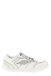 Balenciaga Hamptons 3b Sports Icon Leather Sneakers In White