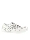 Balenciaga Hamptons Worn-out Medio Sneakers In White