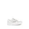 Balenciaga Hamptons 3b Sports Icon Leather Sneakers In White