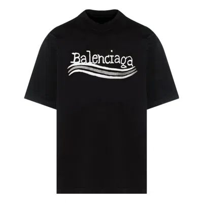 Balenciaga Hand-drawn  T-shirt 'black'