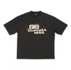 Balenciaga Logo-print Short-sleeved T-shirt In Black