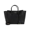 Balenciaga Women Black Leather Mini Carry All Hampton Shopping Bag In Black