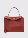 Balenciaga Leather Shoulder Bag In Red
