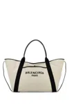 Balenciaga Sand Canvas Large Biarritz Shopping Bag