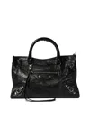 Balenciaga Small Leather Le City Top-handle Bag In Black