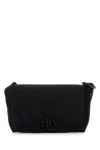 Balenciaga Black Nylon Small Monaco Crossbody Bag In Black
