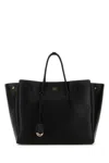 Balenciaga Women Black Leather Mini Carry All Hampton Shopping Bag In Black