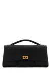 Balenciaga Bel Air Cl On Strap Natural Smooth Calf Ag In Black