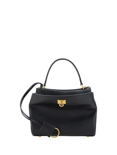 Balenciaga Mini Bags With Detachable Strap And Top Handle In Black