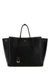 Balenciaga Women Black Leather Mini Carry All Hampton Shopping Bag In Black
