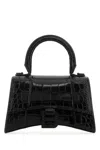 Balenciaga Small Hourglass Top-handle Bag In Black