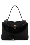 Balenciaga Top Handle Shoulder Bag With Detachable Strap In Black