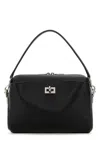 Balenciaga Rectangular Leather Handbag Top Handle In Black