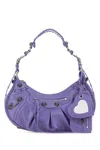 Balenciaga Light Purple Leather Le Cagole S Shoulder Bag In Purple
