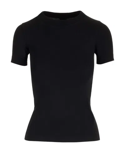 Balenciaga Handwritten Rhinestone-embellished T-shirt In Black