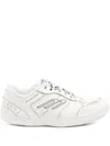 Balenciaga Women Hamptons Worn-out Sneakers In White