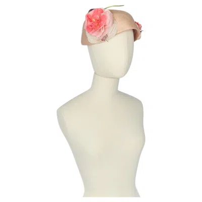 Pre-owned Balenciaga Hat By Cristobal  Circa 1950-1960 In Sand