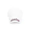 Balenciaga Distressed Logo-embrodiered Baseball Cap In White