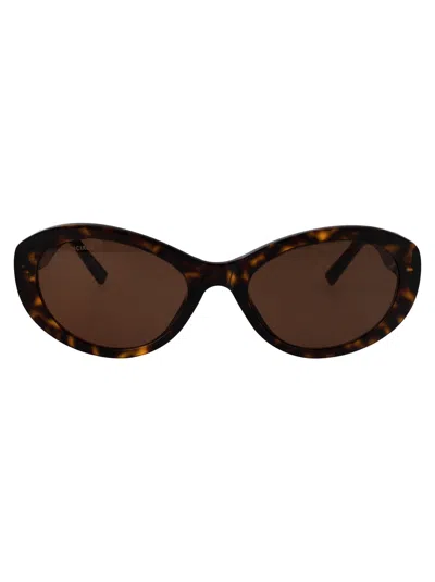 Balenciaga Havana-havana-brown Recycled Acetate Sunglasses