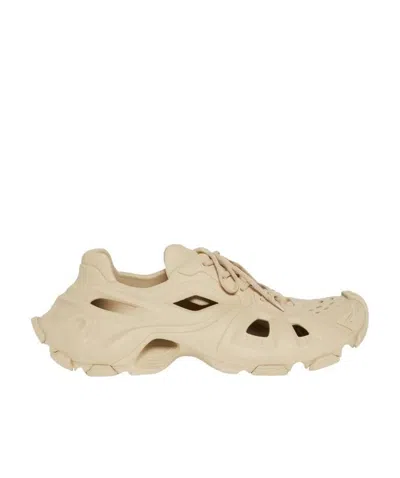 Balenciaga Hd Cutout Sneakers In Nude