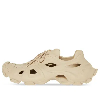 Balenciaga Hd Lace Up Cut Out Sneakers 'beige'