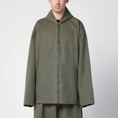 Balenciaga Heavy Cotton Green Over Jacket