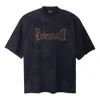 Balenciaga Heavy Metal T-shirt Large Fit 'black Faded'
