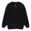 Balenciaga Heavy Metal Zip-up Hoodie Small Fit 'black Faded'