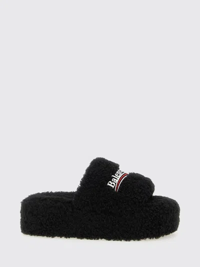 BALENCIAGA BALENCIAGA SHEARLING SLIPPERS,I31155002