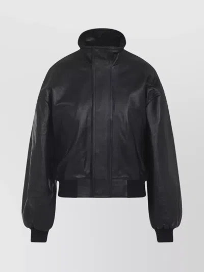 BALENCIAGA HIGH COLLAR LONG SLEEVE JACKET