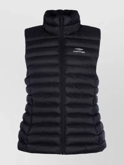 Balenciaga High Collar Puffer Design Jacket