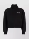 Balenciaga High Collar Ribbed Cuffs Long Sleeves Sweatshirt