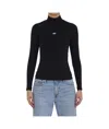 Balenciaga Sequined Bodysuit In Black