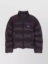 Balenciaga High Neck Puffer Down Jacket With Pockets In Purple