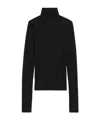 Balenciaga Women's Wool Blend Sweater In Black