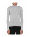 Balenciaga High-necked Sweater In Gray