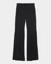 Balenciaga High-rise Flare Pants In Black