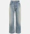 Balenciaga High-rise Wide-leg Jeans In 80's Clear Blue