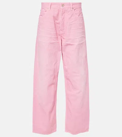 BALENCIAGA HIGH-RISE WIDE-LEG JEANS