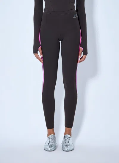 Balenciaga High Waist Leggings In Black