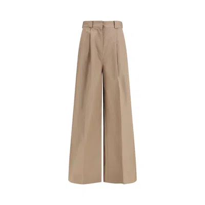 Pre-owned Balenciaga High Waist Pants 'beige' | Tan | Women's Size 38 In Brown