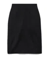 Balenciaga High Waist Skirt In Black