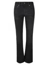 Balenciaga High-waisted Flared Black Trousers In Black