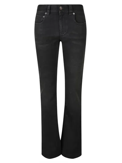 Balenciaga High-waisted Flared Black Trousers