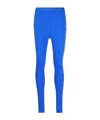 Balenciaga High-waisted Leggings In Blue