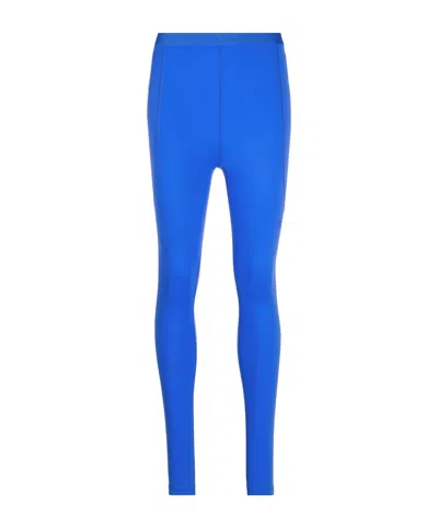 Balenciaga High-waisted Leggings In Blue