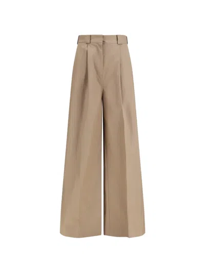 BALENCIAGA HIGH-WAISTED FLARED TROUSERS