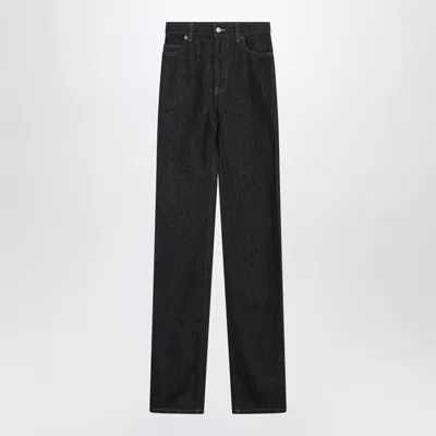 Balenciaga High-waisted Jeans In Black