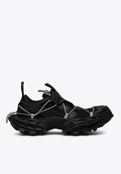 Balenciaga Hike Low-top Sneakers In Black
